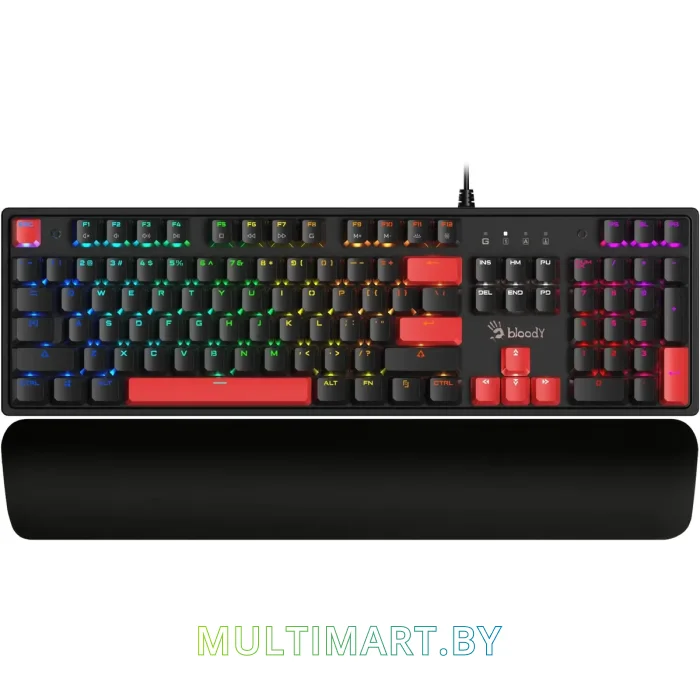 Клавиатура A4Tech Bloody S515R (черный, Bloody BLMS Red)